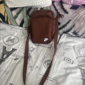 Nike Chocolate Brown Messenger Bag